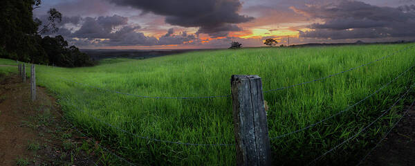 Landscape Poster featuring the photograph 2002rise #1 by Nicolas Lombard