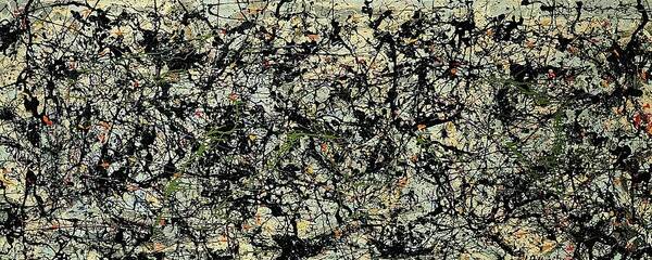 Abstract Expressionism Poster featuring the painting Jackson Pollock #33 by Virginia Garney
