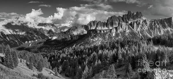 Dolomites Poster featuring the photograph Dolomite Mountains - Italy by Brian Jannsen