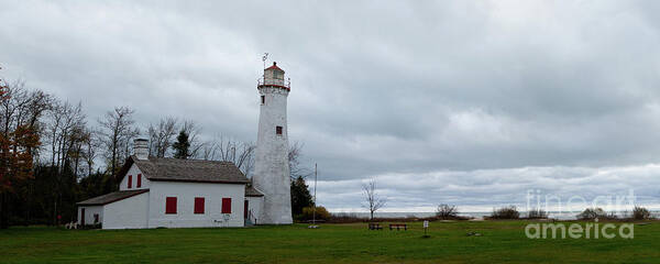 Lighthouse Poster featuring the photograph Sturgeon Point Ligthouse, Lake Huron #2 by Rich S