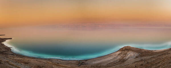 Dead Sea Poster featuring the photograph The Dead Sea, Israel by Serge Ramelli