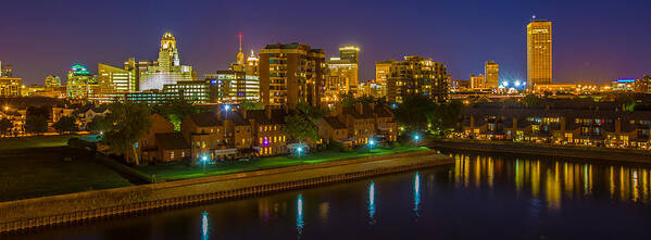 Buffalo Poster featuring the photograph August Night In Buffalo by Don Nieman