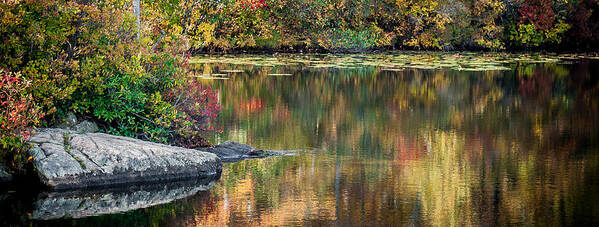 Autumn Poster featuring the photograph Autumn Lake by Jim DeLillo
