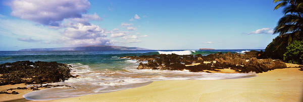 Photography Poster featuring the photograph Beach At North Shore, Maui, Hawaii, Usa by Panoramic Images