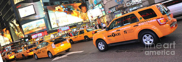 Taxi Poster featuring the photograph Busy by Randi Grace Nilsberg