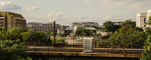 Landscapes Poster featuring the photograph D.C. Architecture by Ryan Routt