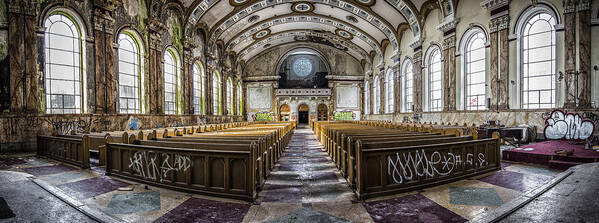 Panorama Poster featuring the photograph God's perspective by Rob Dietrich