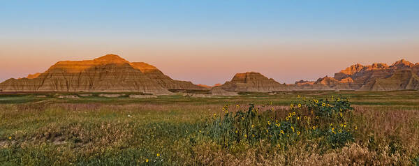 Landscape Poster featuring the photograph Good Morning Badlands II by Patti Deters