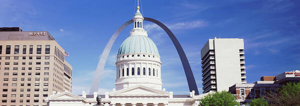 Photography Poster featuring the photograph Government Building Surrounded by Panoramic Images