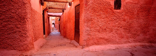 Photography Poster featuring the photograph Medina Old Town, Marrakech, Morocco by Panoramic Images