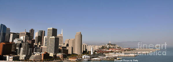 San Francisco Poster featuring the photograph Panorama of San Francisco by Debby Pueschel