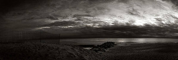 Panoramic Poster featuring the photograph Plum Island by Rick Mosher