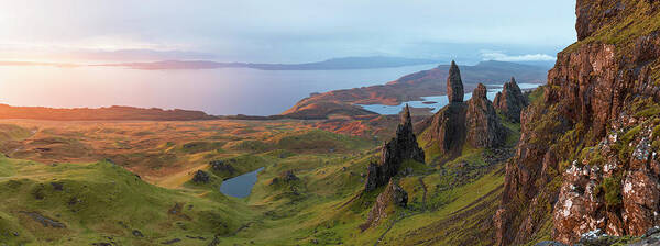 Tranquility Poster featuring the photograph The Old Man Of Storr Trotternish, Isle by Peter Adams
