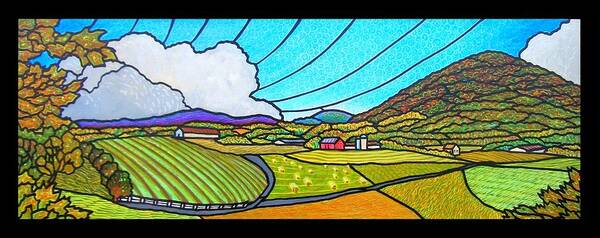 Autumn Poster featuring the painting Valley View by Jim Harris