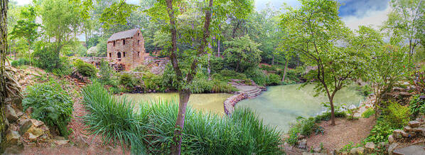 Arkansas Poster featuring the photograph 1007-2789 Old Mill by Randy Forrester