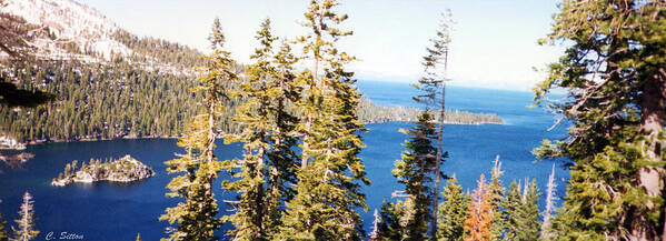 Emerald Bay Photographs Poster featuring the photograph Emerald Bay by C Sitton