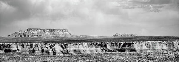 Southwest Poster featuring the photograph Black Panorama Southwest USA by Chuck Kuhn