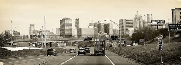 Hovind Poster featuring the photograph Detroit Michigan by Scott Hovind