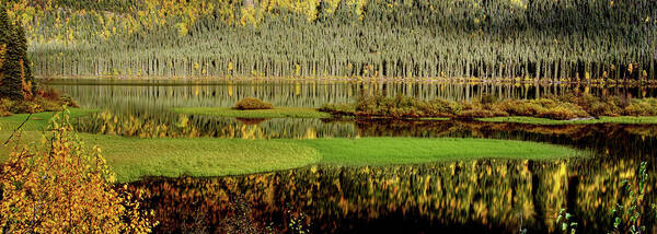  Poster featuring the digital art Northern Lake by Mark Duffy