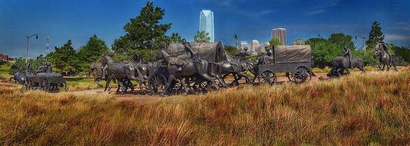 Panorama Poster featuring the photograph Old and New by Buck Buchanan