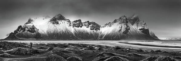 Vestrahorn Poster featuring the photograph Vestrahorn by Mihai Andritoiu