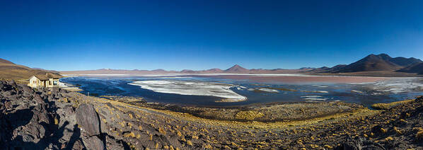Photography Poster featuring the photograph View Of The Laguna Colorada, Eduardo by Panoramic Images
