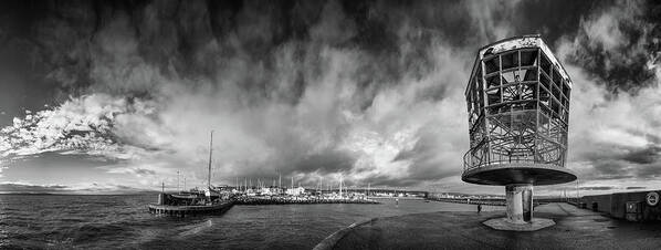 Carrickfergus Poster featuring the photograph Carrickfergus Harbour 2M by Nigel R Bell