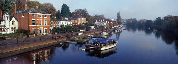 Scenics Poster featuring the photograph England, Cheshire, Chester, Canal And by Bill Truslow