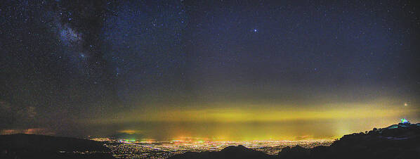 Tucson Poster featuring the photograph Stars over Tucson by Chance Kafka