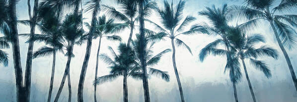 Hawaii Poster featuring the photograph Big Island Palms by Don Schwartz