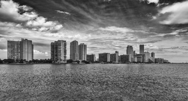 Architecture Poster featuring the photograph Miami Skyline #13 by Raul Rodriguez