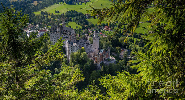 Neuschwanstein Castle Poster featuring the photograph Neuschwanstein Castle - Bavaria - Germany #2 by Gary Whitton