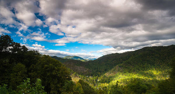 Blue Ridge Parkway Poster featuring the photograph Great Smoky Mountains #3 by Raul Rodriguez