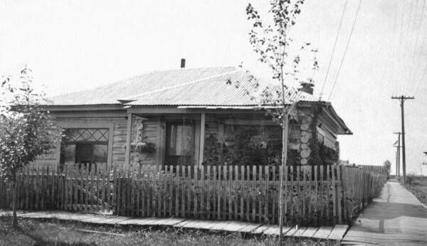 1890 Poster featuring the photograph Alaska Log Cabin by Granger