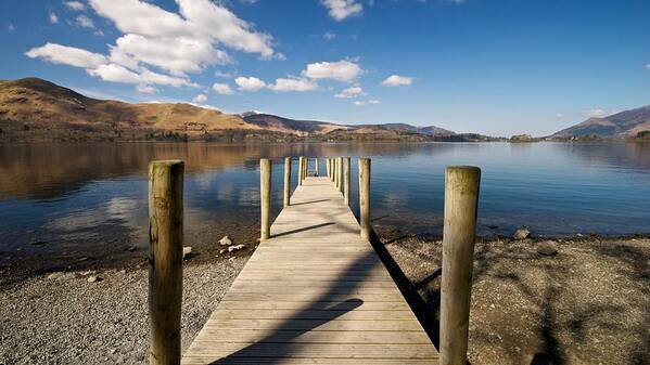 Ashness Poster featuring the photograph Ashness Jetty by Stephen Taylor