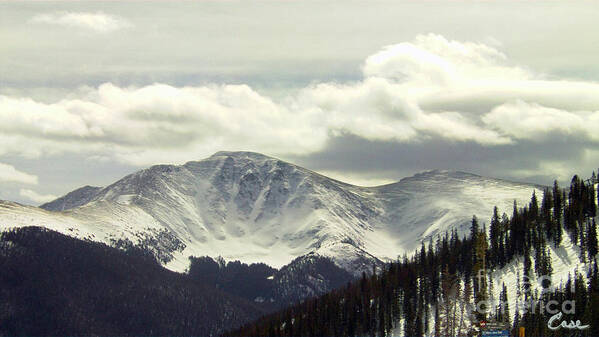 Bear Claw Peak Poster featuring the photograph Bear Claw Peak by Feile Case