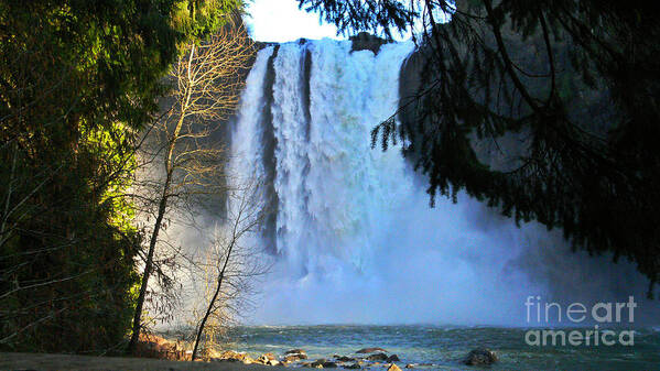 Snoquomish Falls Poster featuring the photograph Beautiful Snoquomish Waterfalls by Scott Cameron