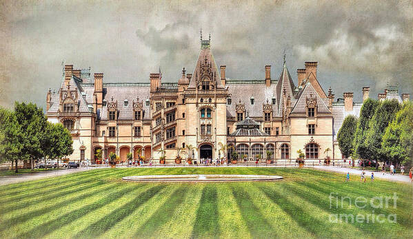 The Biltmore House Poster featuring the photograph Biltmore House by Savannah Gibbs