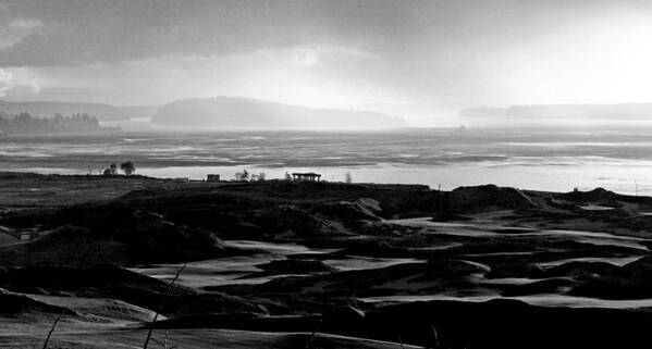 Black And White Poster featuring the photograph Black and White Symphony - Chambers Bay Golf Course by Chris Anderson