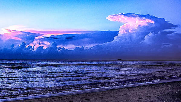 Blue Poster featuring the photograph Blue Morning by Don Durfee