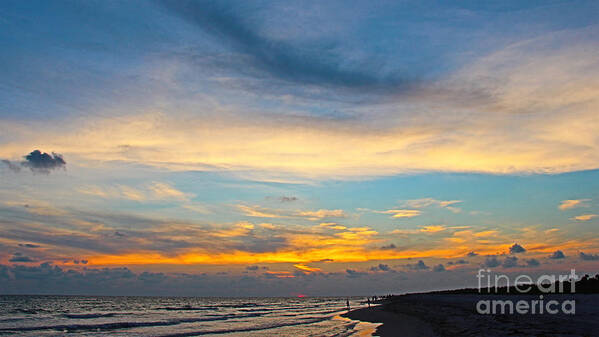 Florida Poster featuring the photograph Bowman's Beach Sunset by Shawn MacMeekin