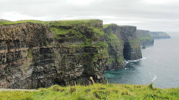 Cliffs Poster featuring the photograph cliffs Moher 2 by Carrie Todd