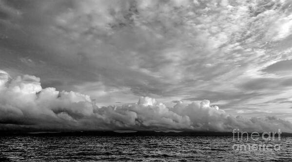 Water Poster featuring the photograph Clouds Over Alabat Island by Michael Arend