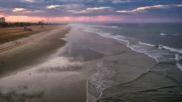 Beach Poster featuring the photograph Daybreak by Tammy Espino