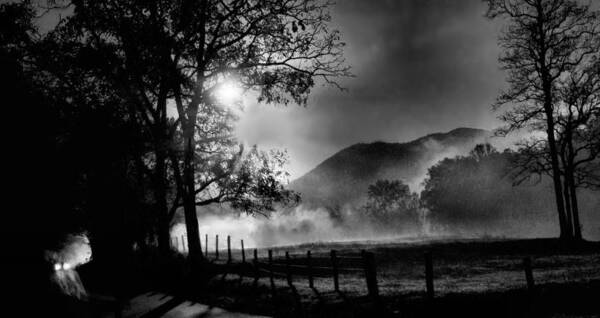 Smokies Poster featuring the photograph Early Morning Drive. by William Griffin