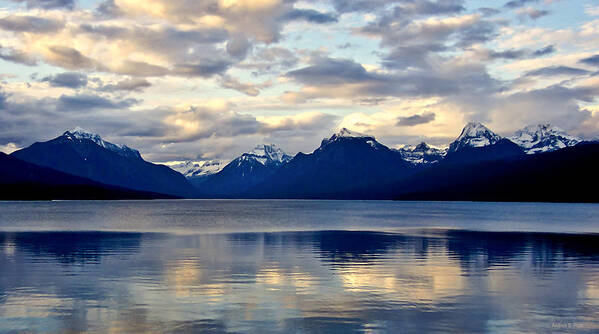 Glacier National Park Poster featuring the photograph Glacier Morning by Andrea Platt