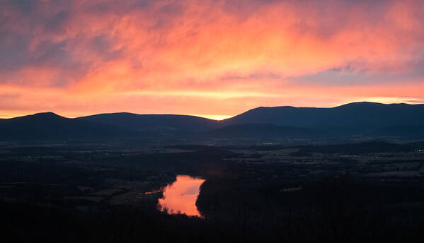 Blue Ridge Dawn Poster featuring the photograph Good Morning Blue Ridge by Lara Ellis