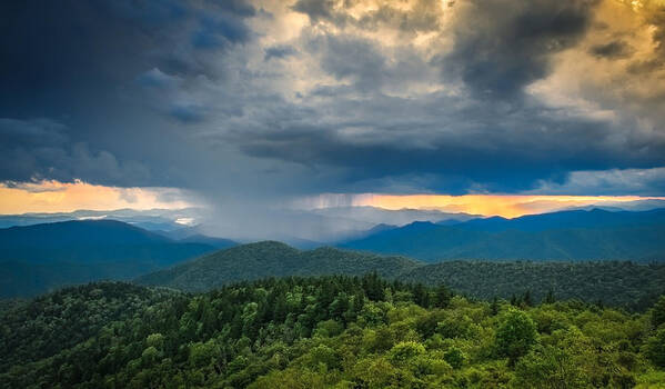 Autumn Poster featuring the photograph Here Comes the Rain by Joye Ardyn Durham