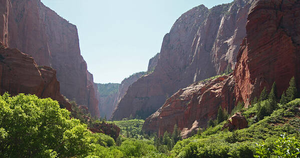 Zion Poster featuring the photograph Kolob Canyons area of Zion National Park by Jean Clark