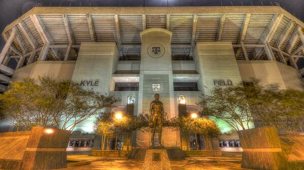12th Man Poster featuring the photograph Kyle Field by David Morefield